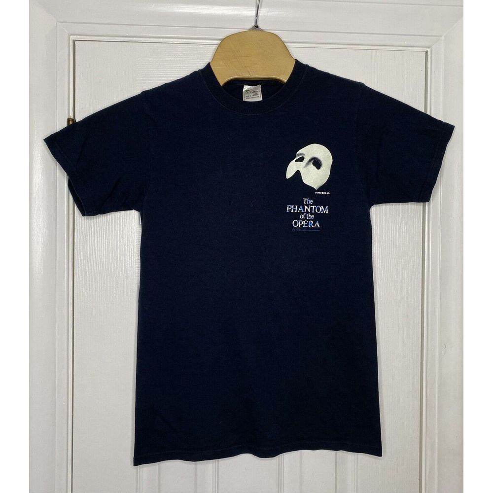 Vintage Fruit Of The Loom Phantom of the Opera‎ T-Shirt Small Glow In The Dark